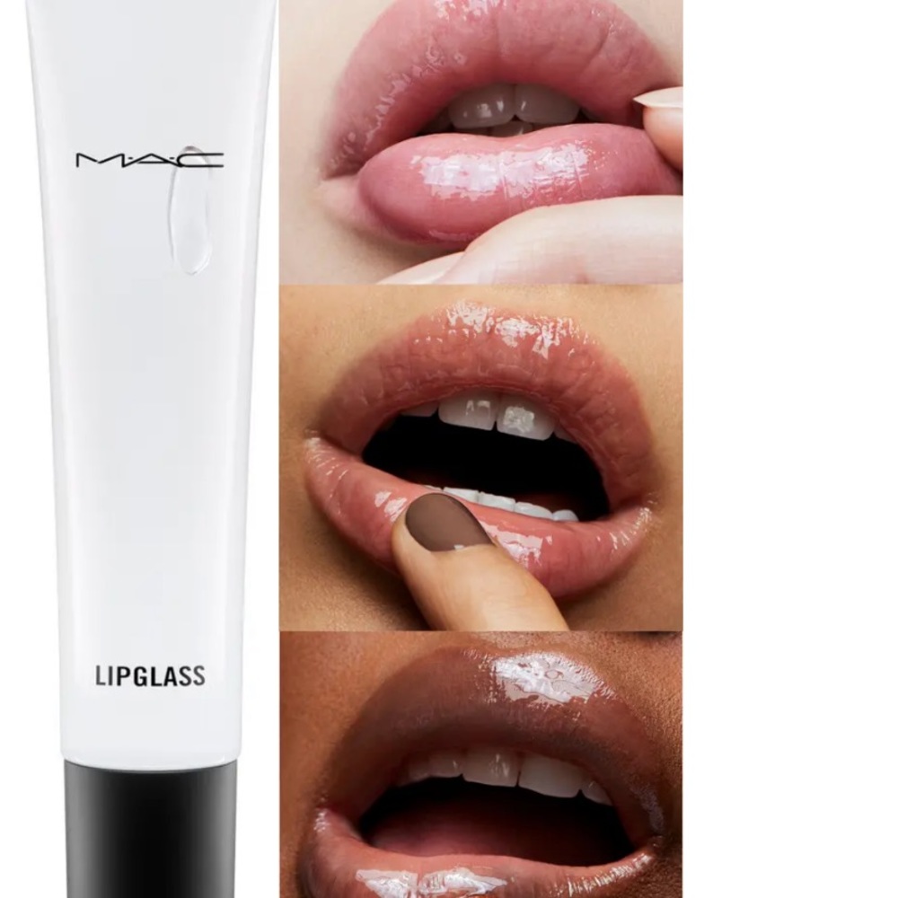 m.a.c mac clear lipglass lip gloss clear unboxed MAC Lipglass Clear Lip Gloss